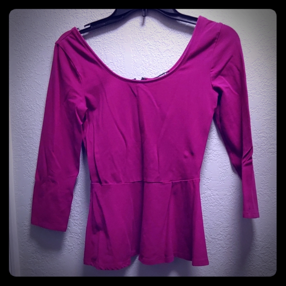 Dressy violet/burgundy shirt